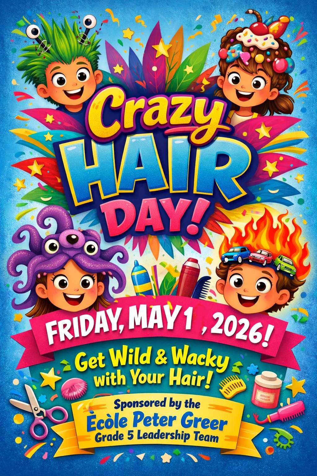 Wacky Hair Day