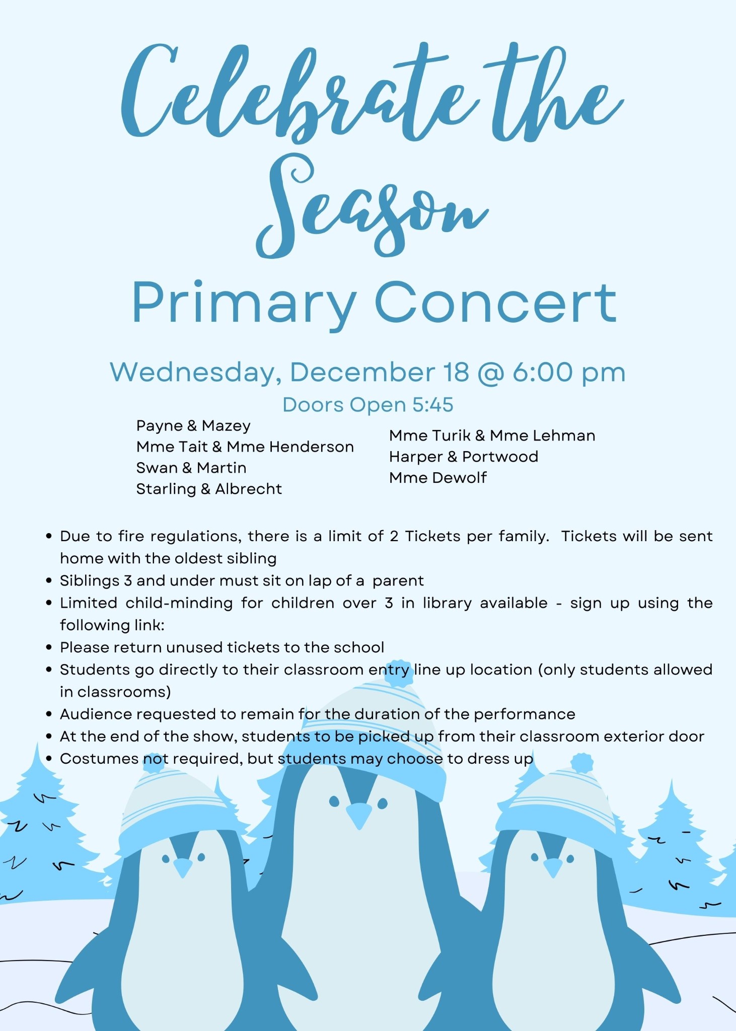 Primary Winter Concert